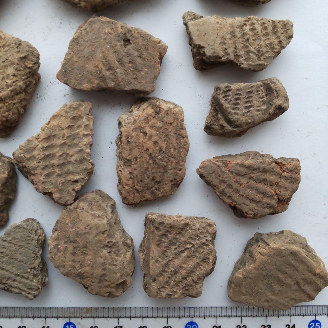 ★本物の縄文土器★(新潟県出土)24、23点