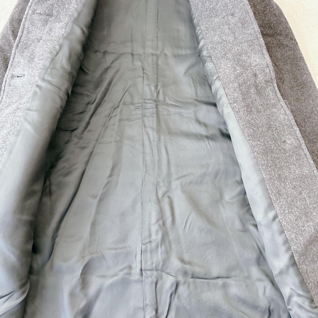 美品✨マックスマーラ　ロングコート　マキシ丈　ウール　チャコールグレー　38