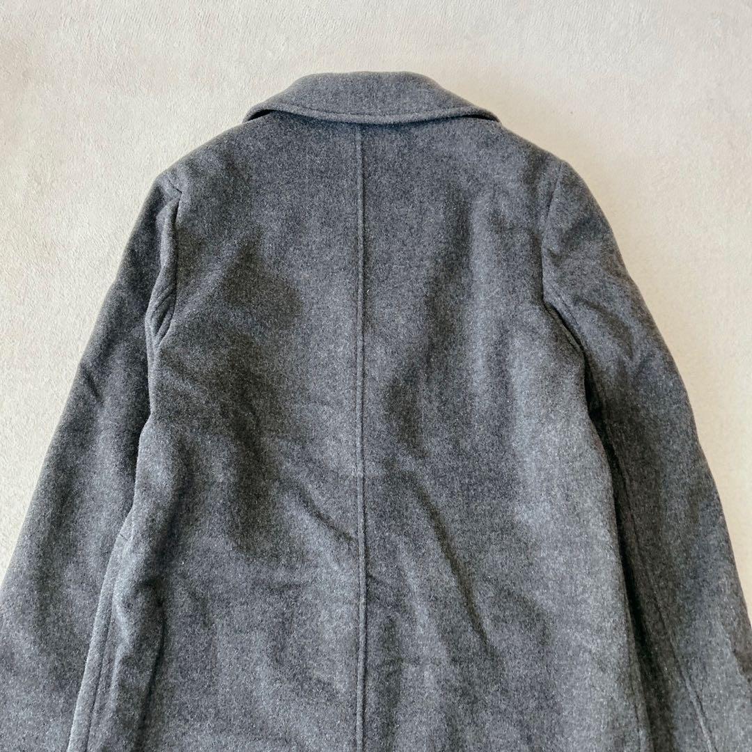 美品✨マックスマーラ　ロングコート　マキシ丈　ウール　チャコールグレー　38