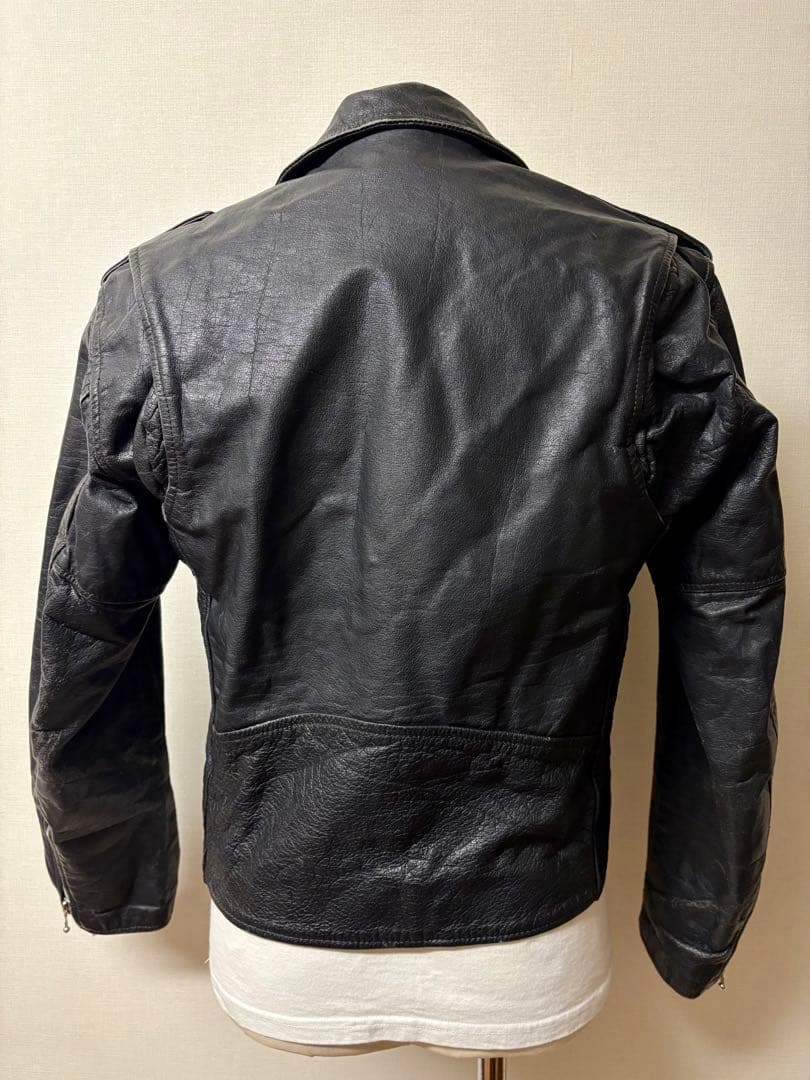 USA ビンテージ ダブル ライダース ジャケット M相当 xpv