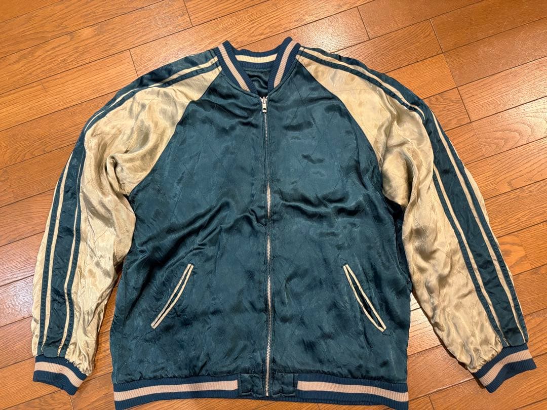 スカジャン SATORI XL鯉　刺繍