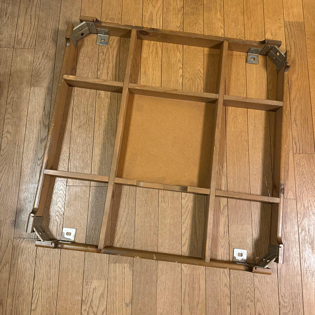 Enfant アンファン　テーブル木製　こたつ 正方形 コーハウス　80✖️80