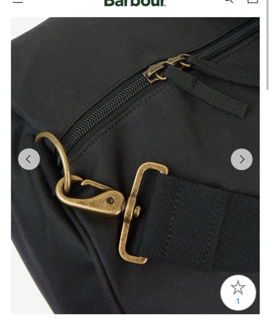 Barbour ワックスコットン ボストンバッグ