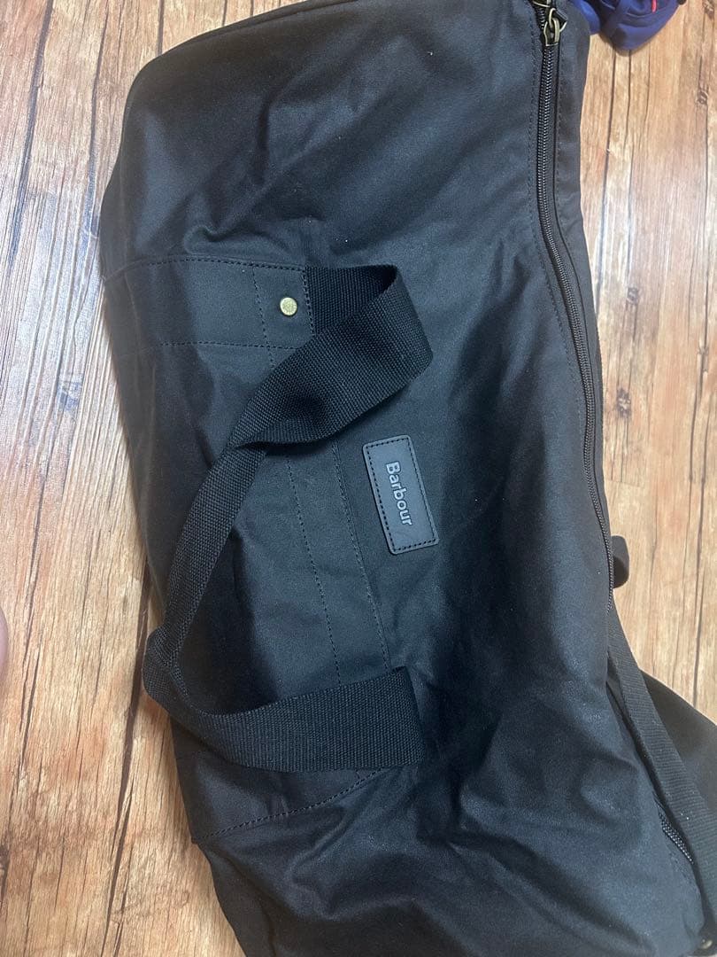 Barbour ワックスコットン ボストンバッグ