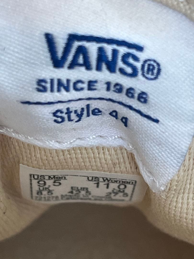 【希少】VANS アナハイムファクトリー Style44 27.5cm 美品