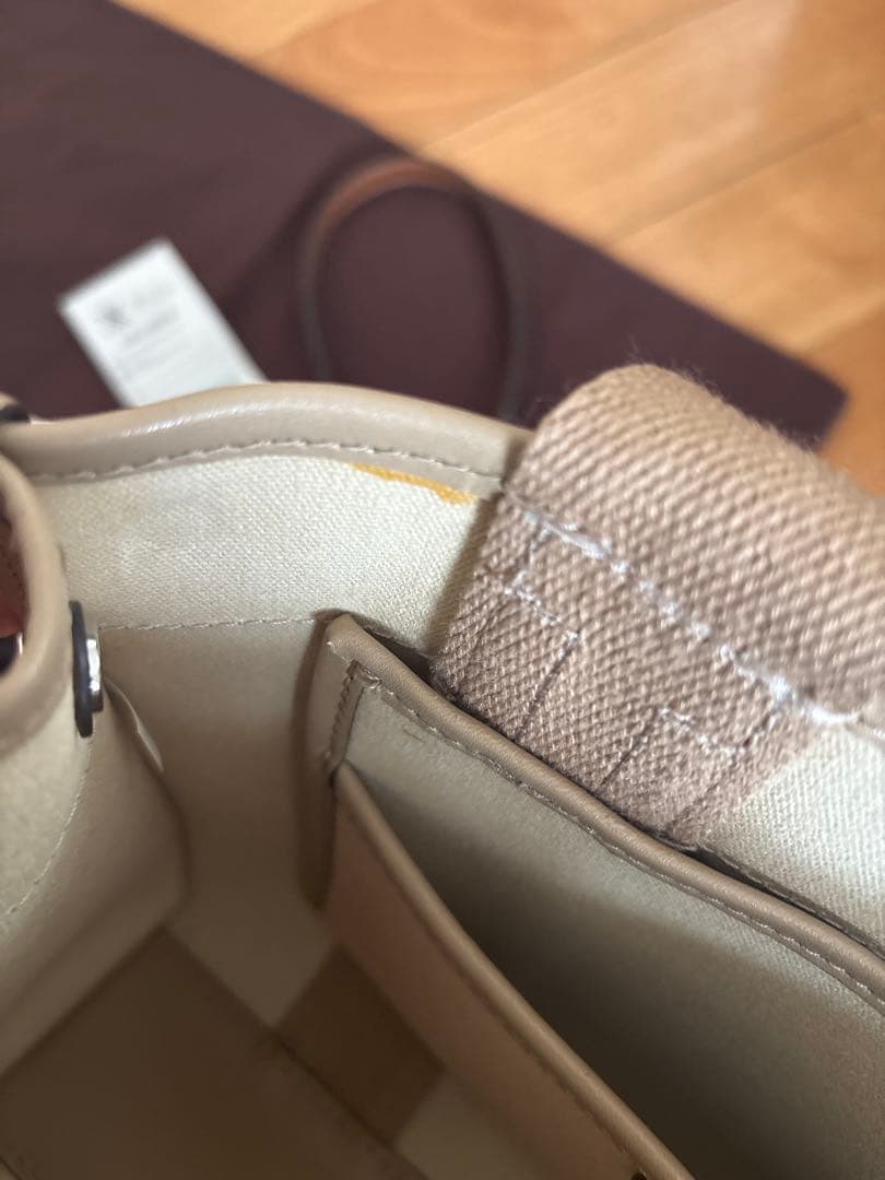 【ぴぴ】トリーバーチ キャンバス×レザー トートバッグ 2way