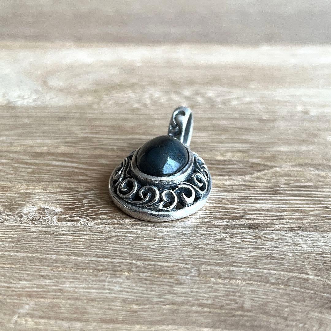 サード SAAD 天然石 オニキス アラベスク SILVER ペンダント