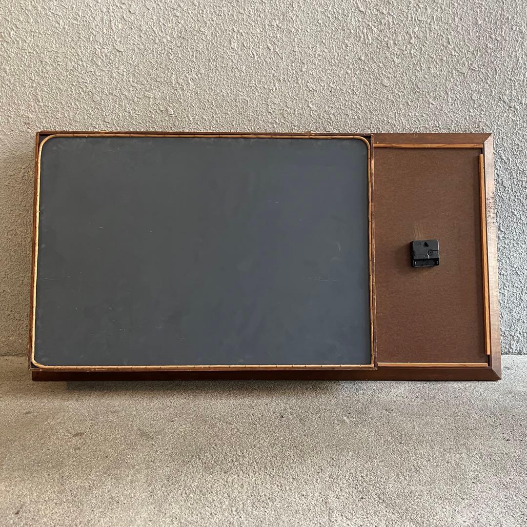 激レア！　ビンテージ　50〜60年代　時計付き　シャドーボックス　電池式