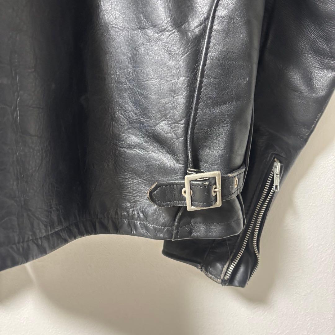 人気✨schott 641 レザージャケット　シングルライダース　本革　40 黒