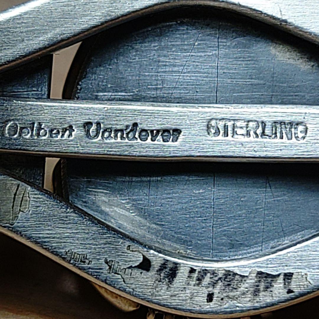 最終価格ナバホ族ターコイズシルバーバングルデルバートバンデバーVandever銀