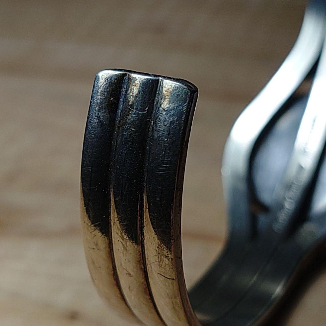 最終価格ナバホ族ターコイズシルバーバングルデルバートバンデバーVandever銀