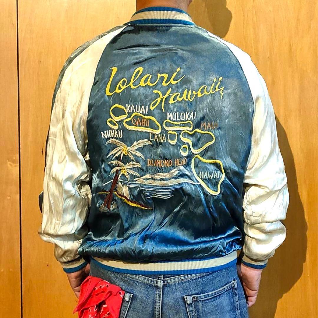 【美品】 IOLANI リバーシブル スカジャン