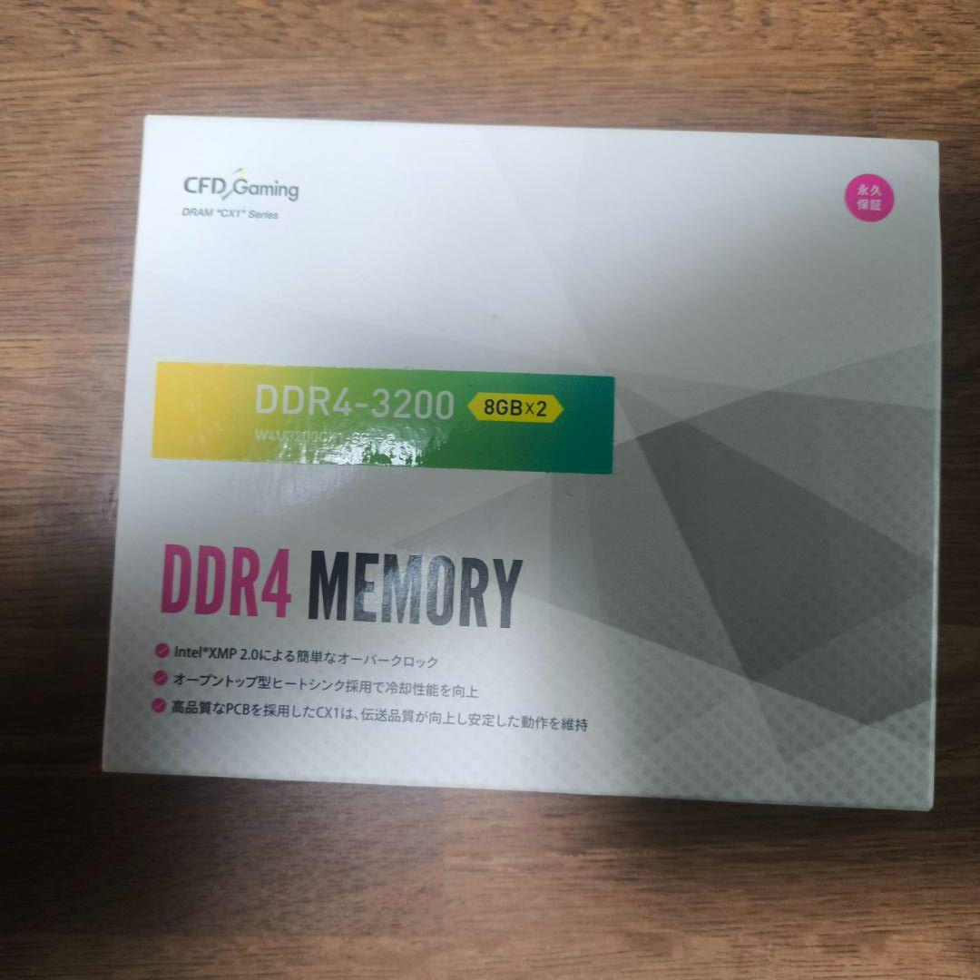 CFD Gaming DDR4メモリ 8GB×2枚 16GB