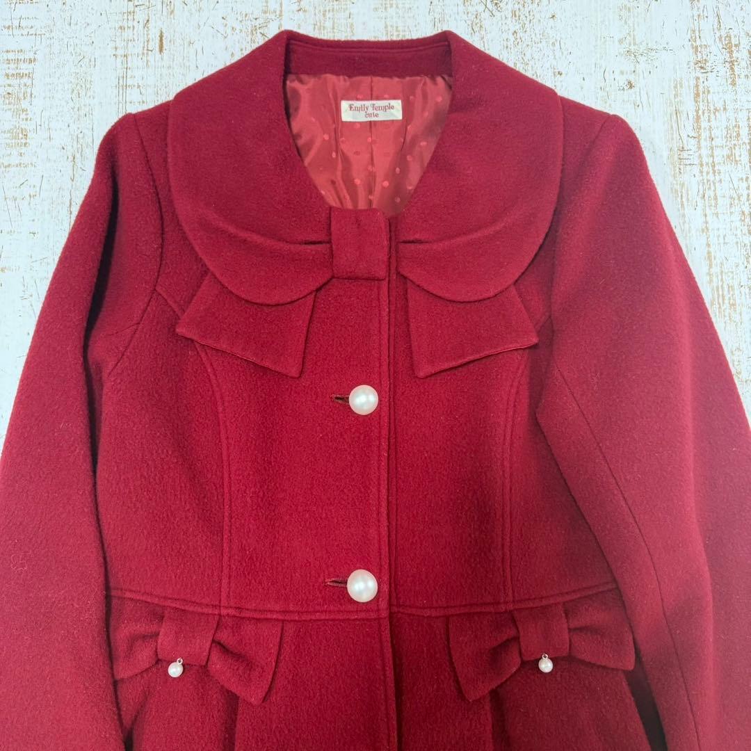 エミリーテンプルキュート コート 赤