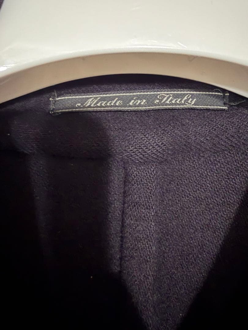 FENDI ロングコート　ブラック　比翼　古着　マキシ丈コート