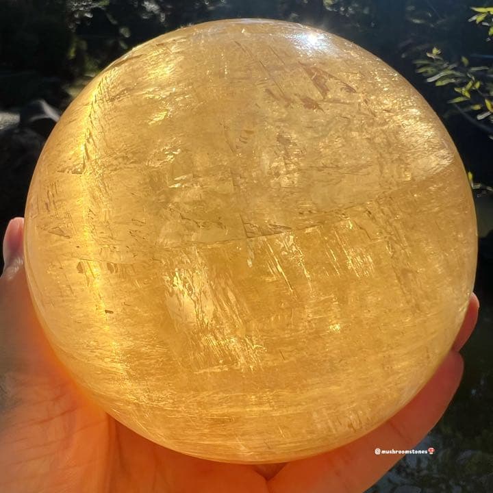 ゴールデンカルサイト　スフィア　ハニーカルサイト　満月　Big Sphere 虹