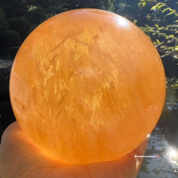 ゴールデンカルサイト　スフィア　ハニーカルサイト　満月　Big Sphere 虹