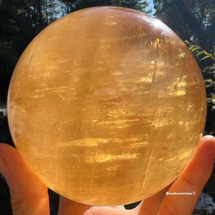 ゴールデンカルサイト　スフィア　ハニーカルサイト　満月　Big Sphere 虹