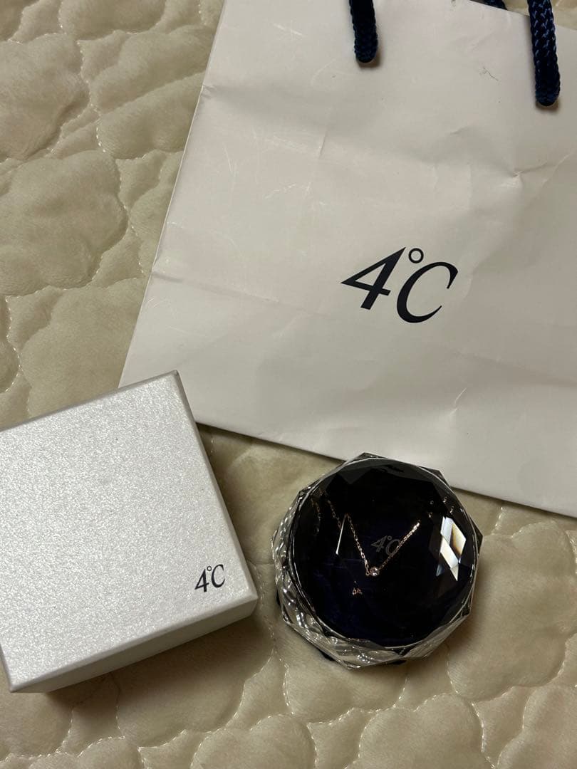 7*1様 【値下げ中】4°C シンプルダイヤモンドブレスレット