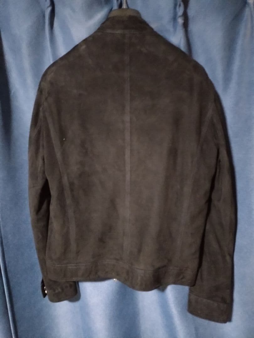 新品未使用　ビームス別注　ENMETI ユリ　ゴートスウェードシングルライダース