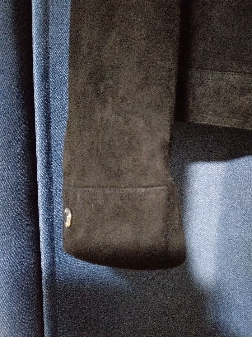 新品未使用　ビームス別注　ENMETI ユリ　ゴートスウェードシングルライダース