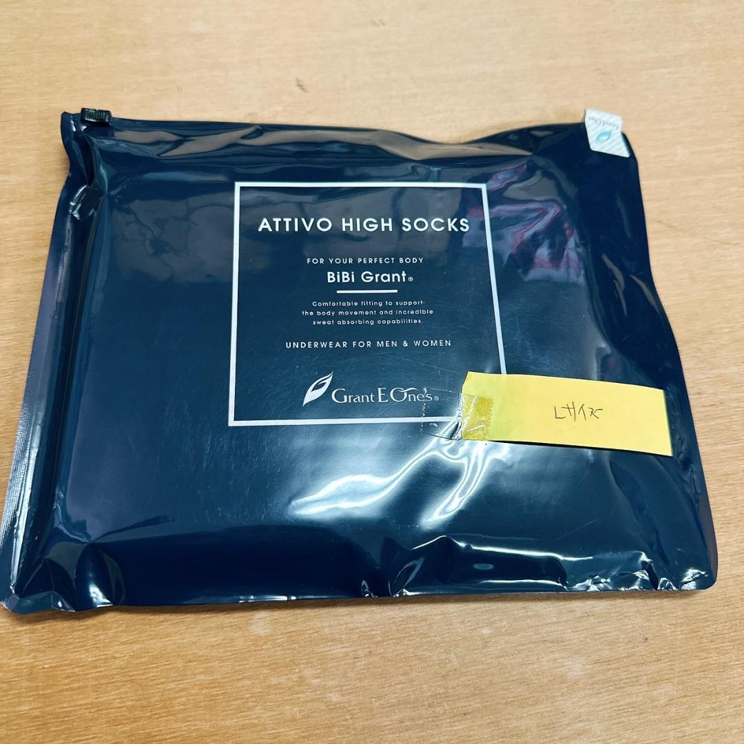 【新品未開封】グラントイーワンズ　アティーボハイソックス ブラック L