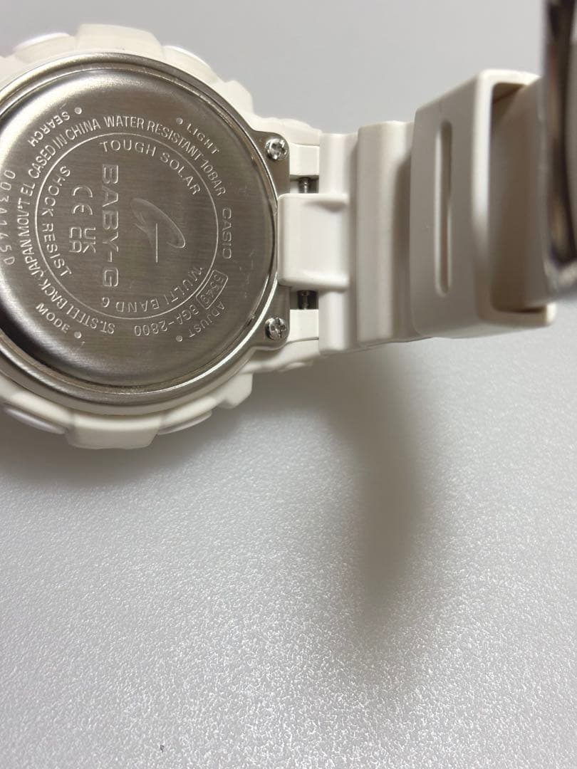 CASIO Baby-G BGA-2800 電波ソーラー　ホワイト　美品