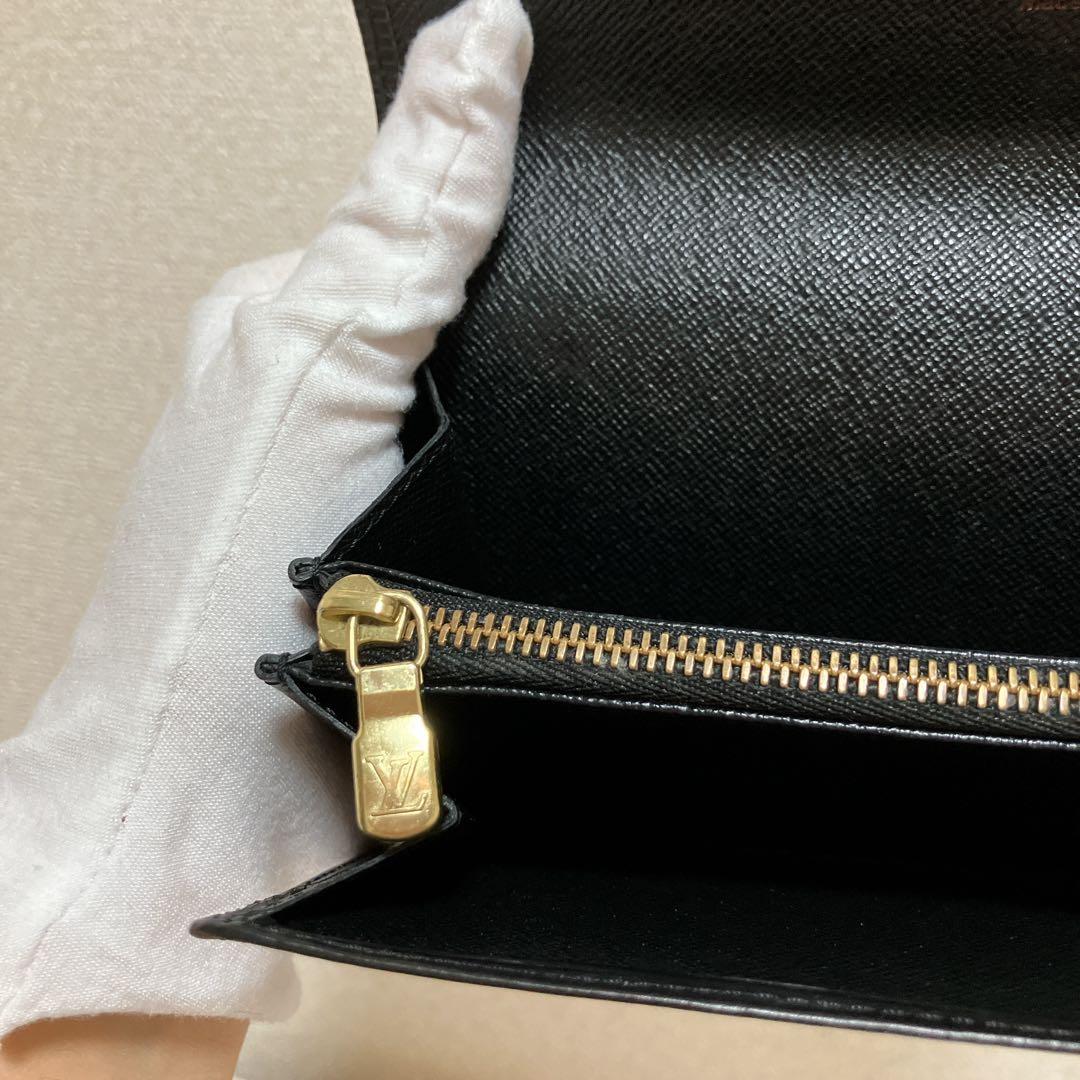 ✨美品✨ルイヴィトン　二つ折り　長財布 ポルトモネ クレディ ノアール