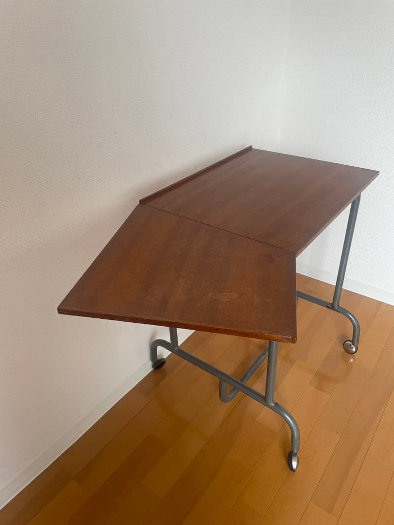 karf購入 デンマーク製 ビンテージ ドロップリーフ サイズテーブル ワゴン