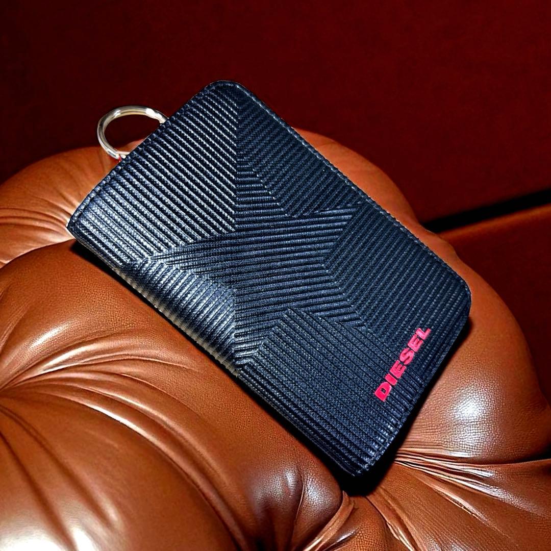 DIESEL ディーゼル 財布　星柄　キーケース ブラック 未使用品　メンズ　黒