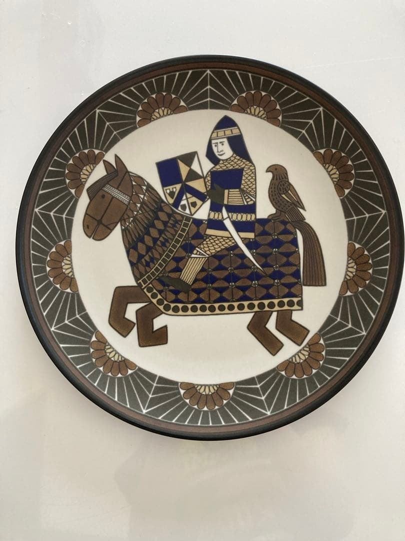 レア！ARABIA アラビアRitari ライヤ・ウォシッキネン 大皿 騎士