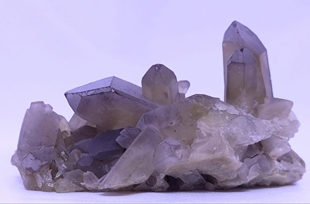 スモーキーシトリン　クラスター　（小）浄化　魔除け　厄除け　金運　ゼウスクォーツ