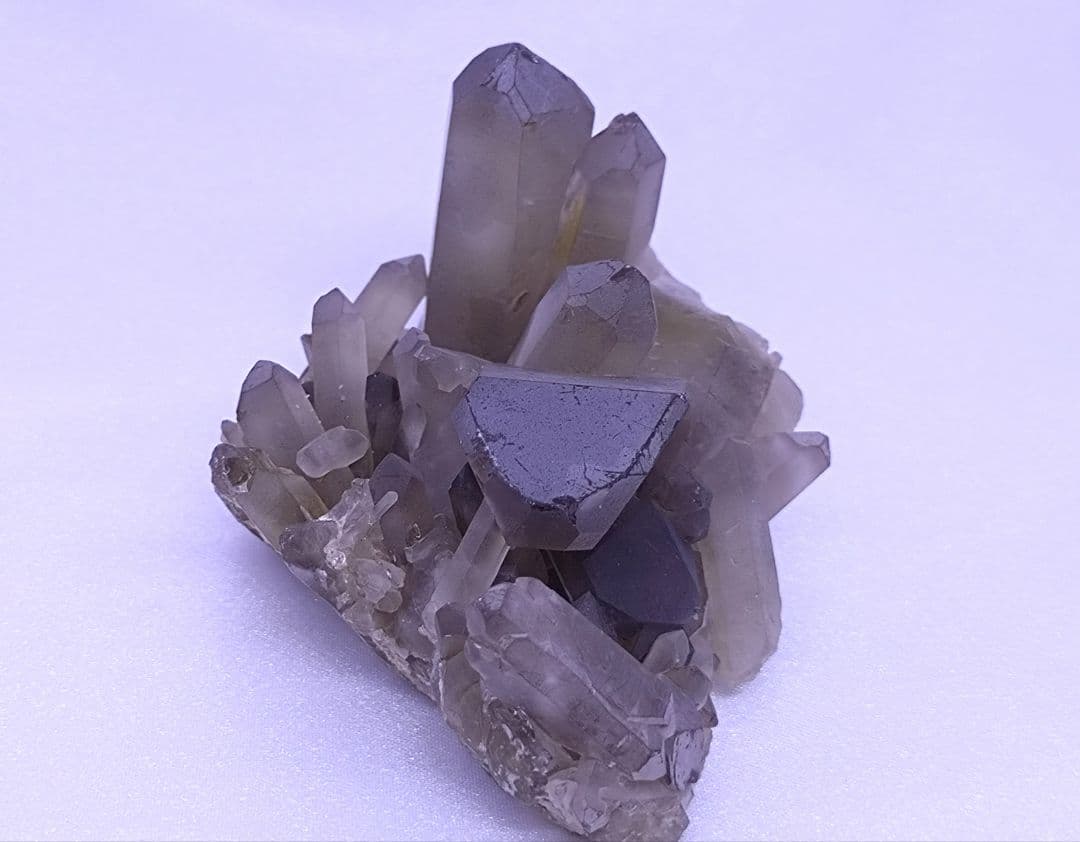 スモーキーシトリン　クラスター　（小）浄化　魔除け　厄除け　金運　ゼウスクォーツ