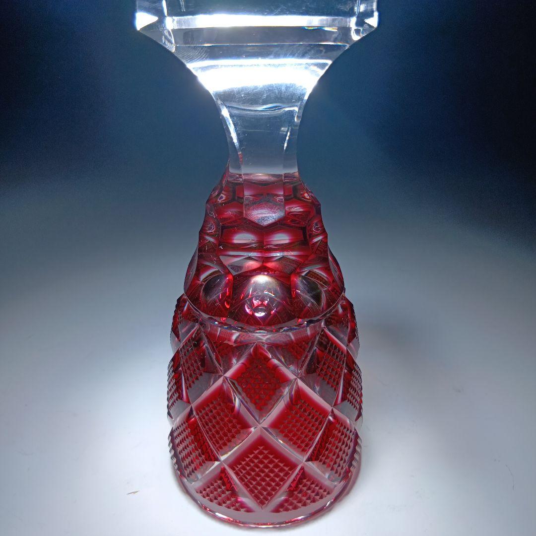 尚古集成館　監視　島津薩摩切子　ワイングラス　共箱無し