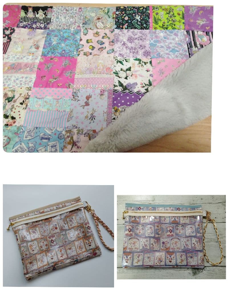 ラヴィ☆タロットカード＆星座柄　クリアファスナーポーチ