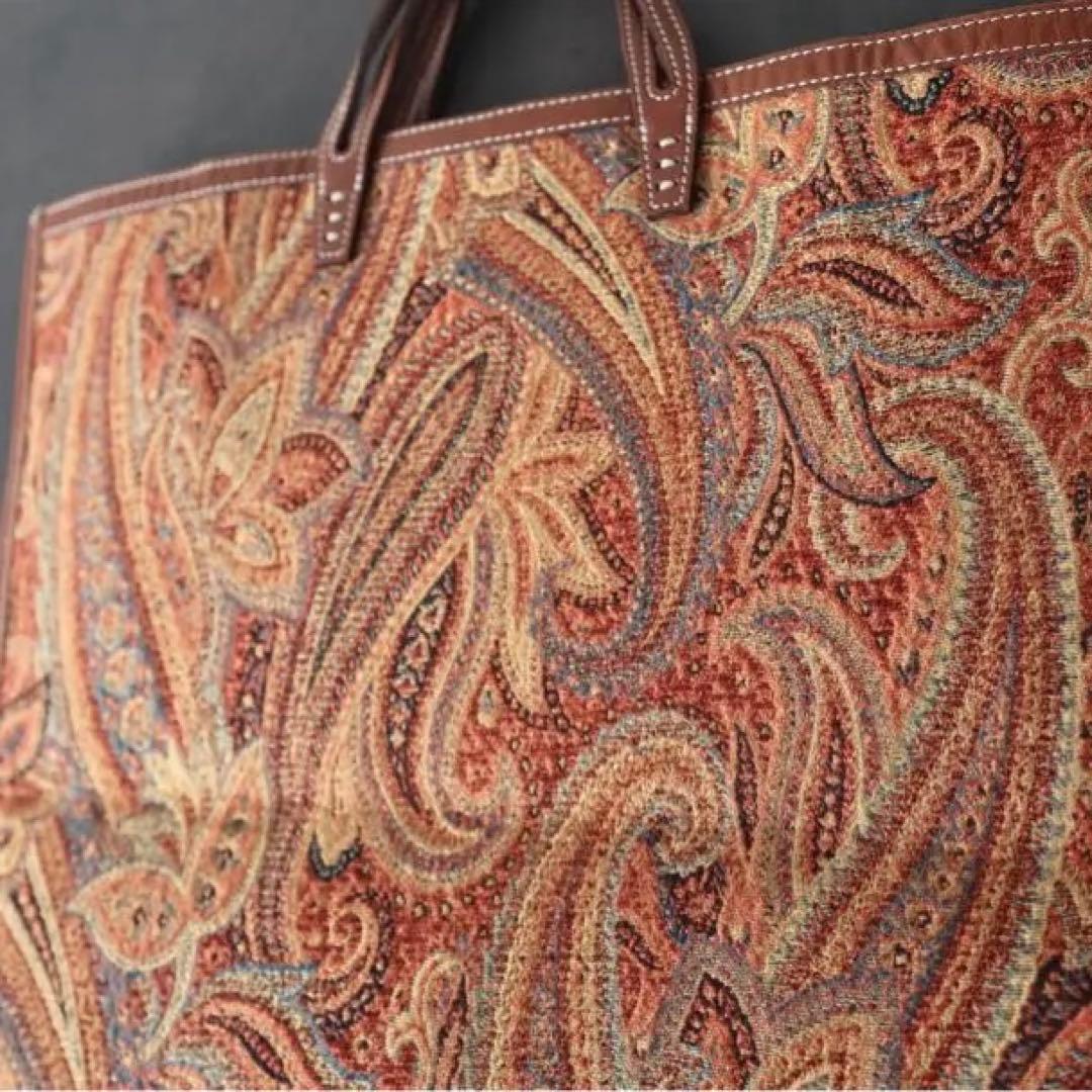 A VACATION アバケーション ペイズリー柄トートバッグ