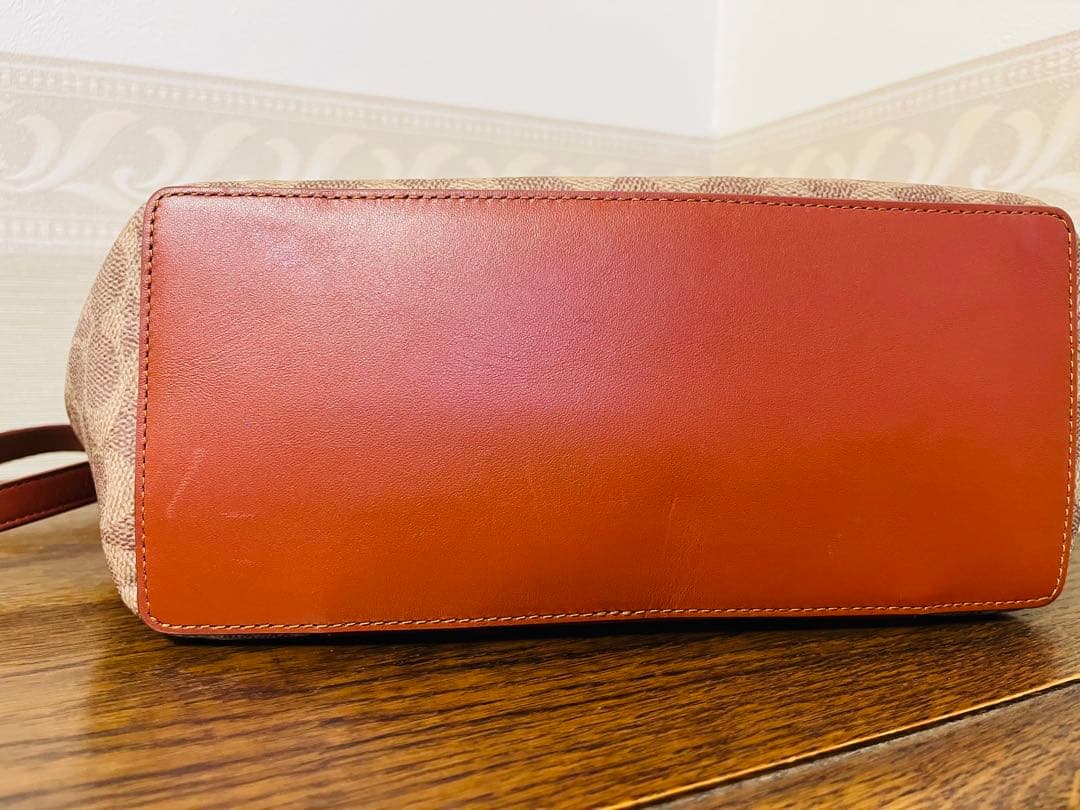 Coach リュック ベージュ/ブラウン