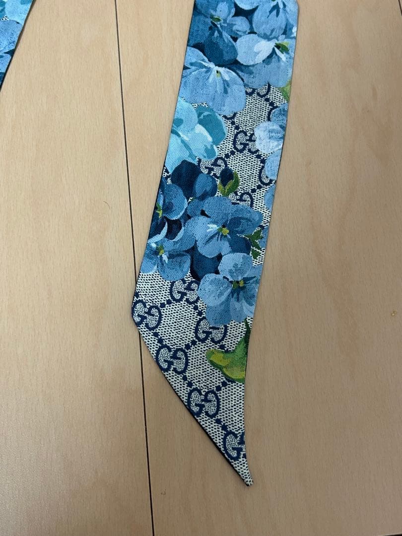 グッチ GUCCI スカーフ シルク100％ GGロゴ ストール　美品　最終価格