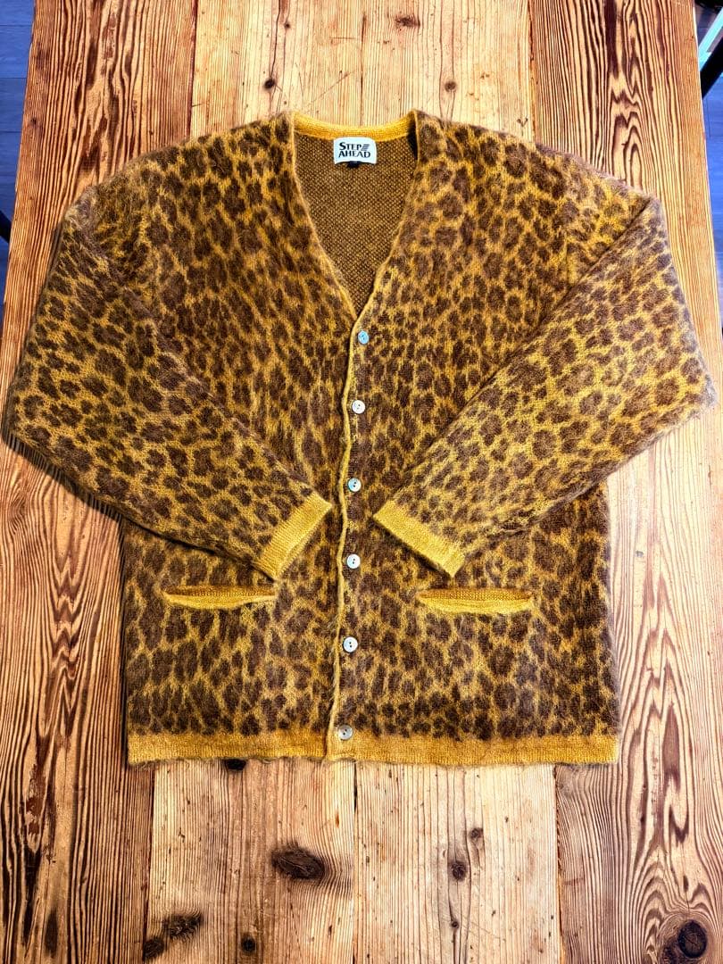 T*i様 STEPAHEAD レオパード柄 モヘアカーディガン Mサイズ
