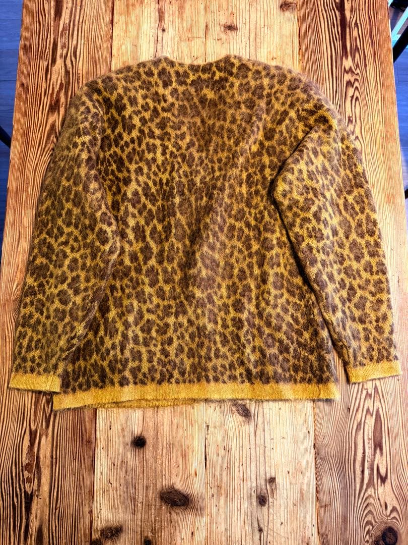 T*i様 STEPAHEAD レオパード柄 モヘアカーディガン Mサイズ