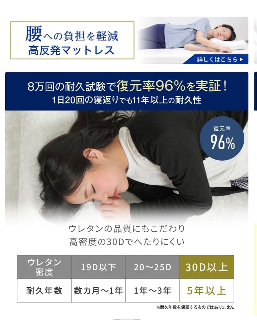 ムギちゃん★新品未開封★ モットン　シングルマットレス　140ニュートン