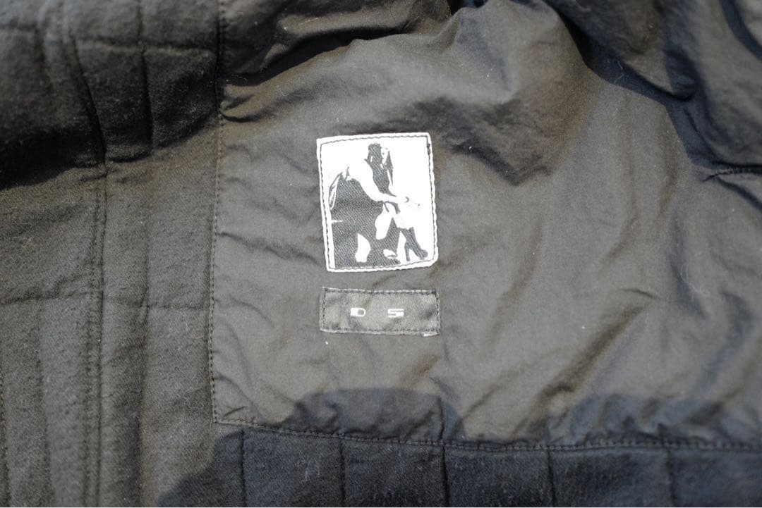 Rick Owensブラックフード付きジャンパー