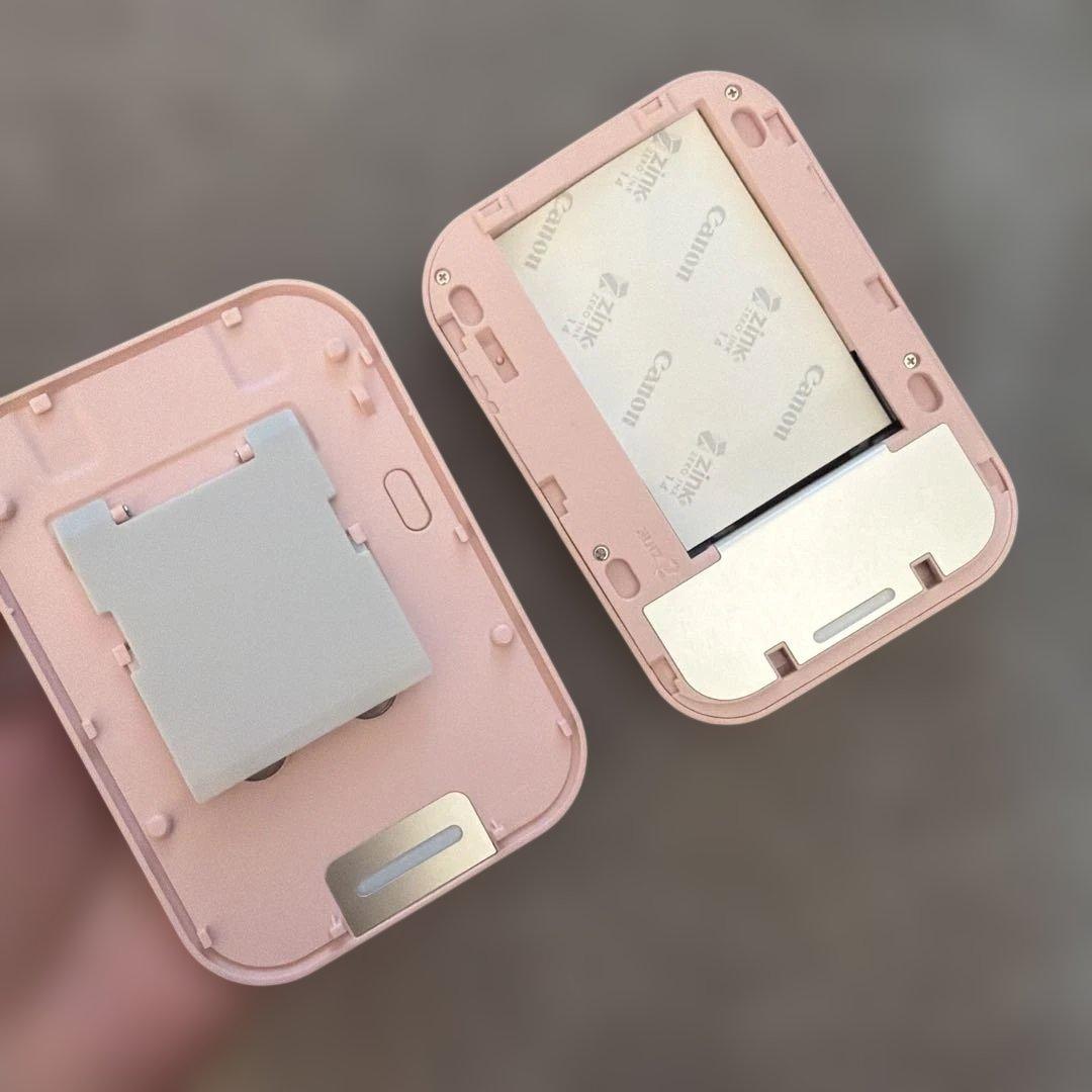 Canon iNSPiC ピンク PV-223 ミニフォトプリンター ペーパー付