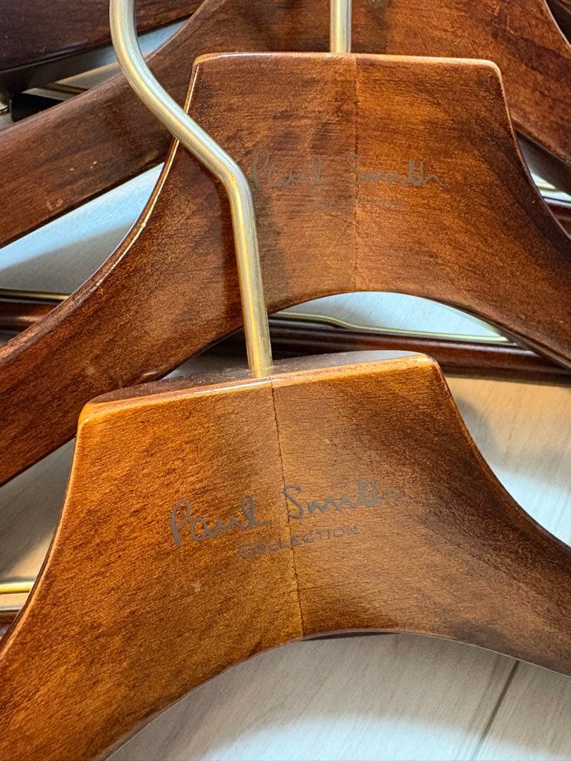Paul Smith COLLECTION 高級木製ハンガー　メンズ スーツ用