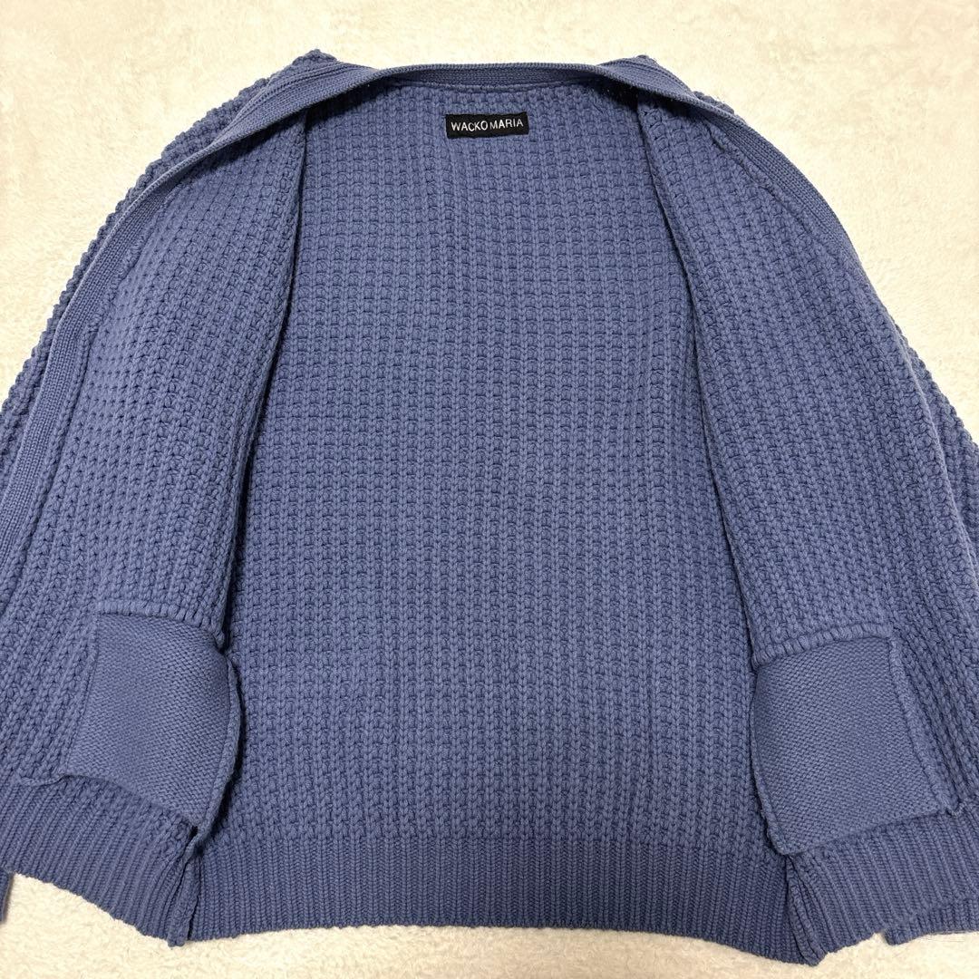 トップス WACKO MARIA 24AW WAFFLE KNIT CARDIGAN XL