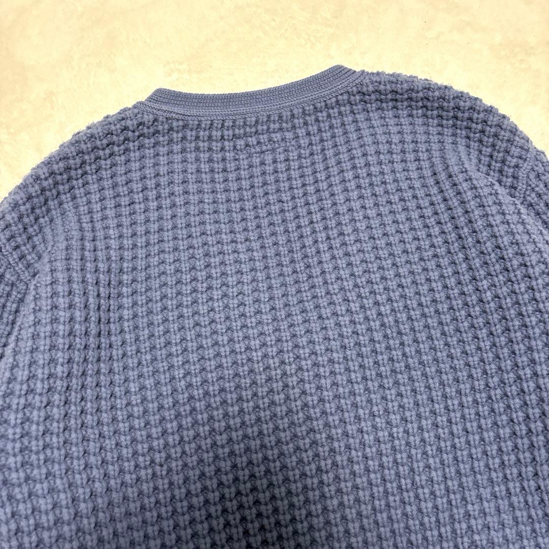 トップス WACKO MARIA 24AW WAFFLE KNIT CARDIGAN XL