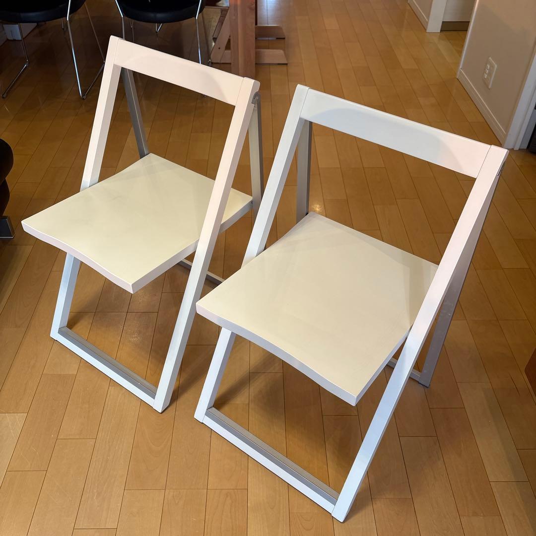 Calligaris カリガリス コヌビア折りたたみチェア2脚セット