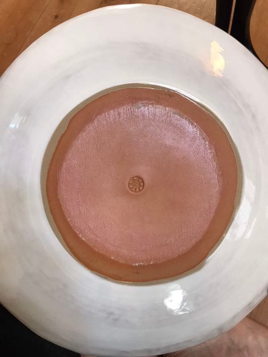 陶あん　大皿　飾り皿　桜