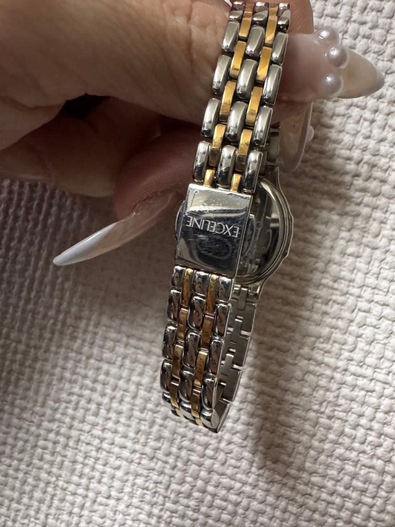 SEIKO Exceline レディース 時計 腕時計 ダイヤモンド ダイヤ付き