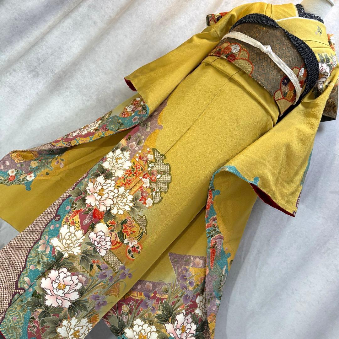 未使用品　振袖フルセット　トールサイズ　168〜178　落款　成人式